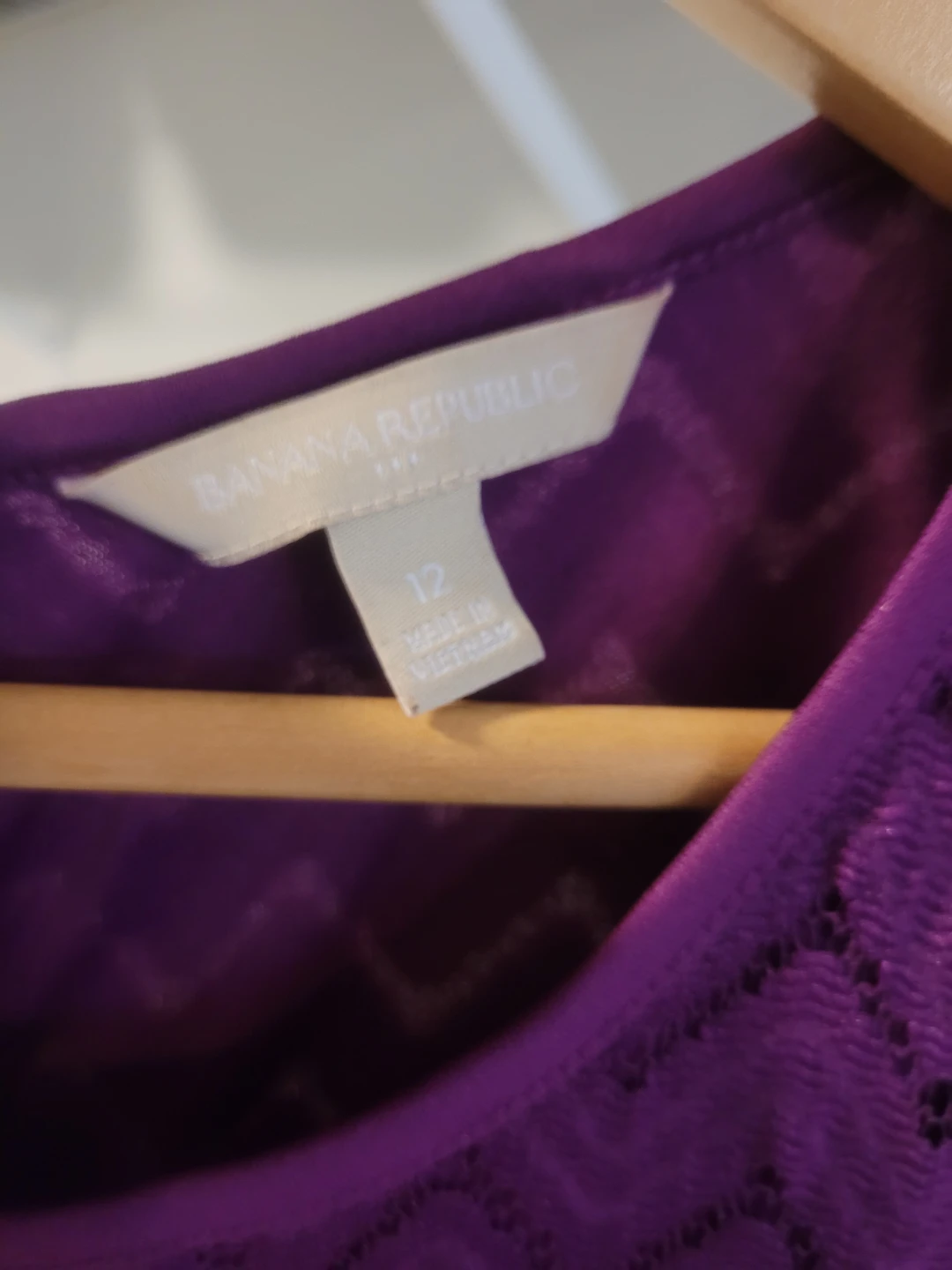 Banana Republic Purple Chevron Knit Tank Top - photo 2