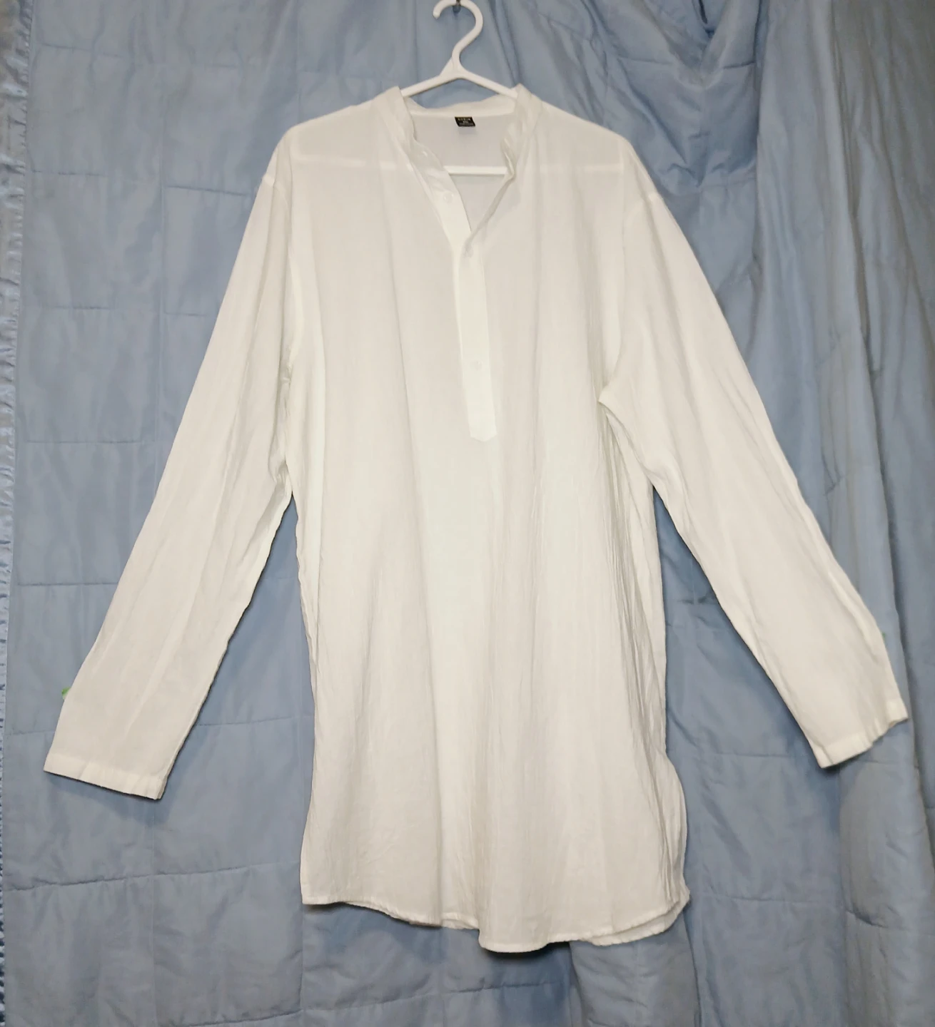 Women XXL White Cotton Tunic