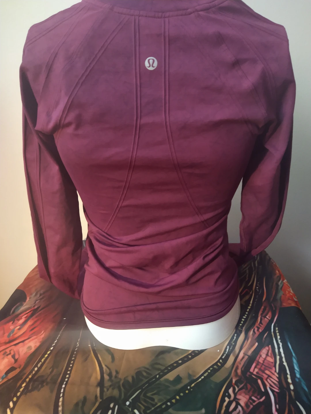 Lululemon Define Burgundy Athletic Jacket Size Small (2) - photo 4
