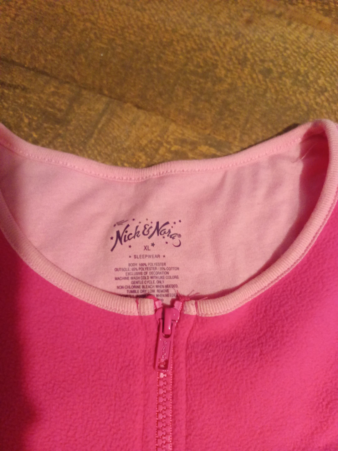 Nick & Nora's Pink Owl Fleece Sleepwear Pajamas - photo 2