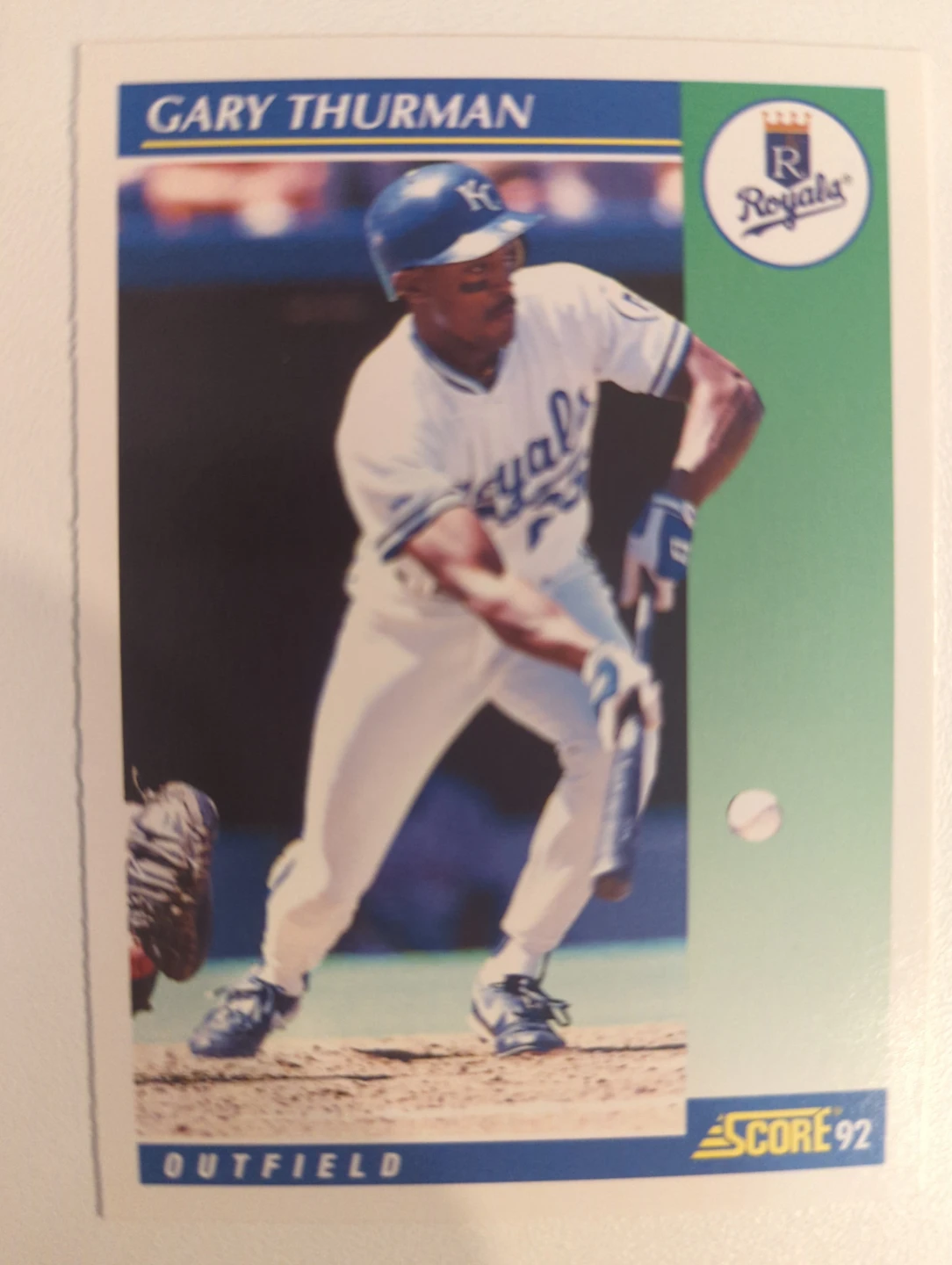 ⚽ 1992 Score Gary Thurman Baseball Card