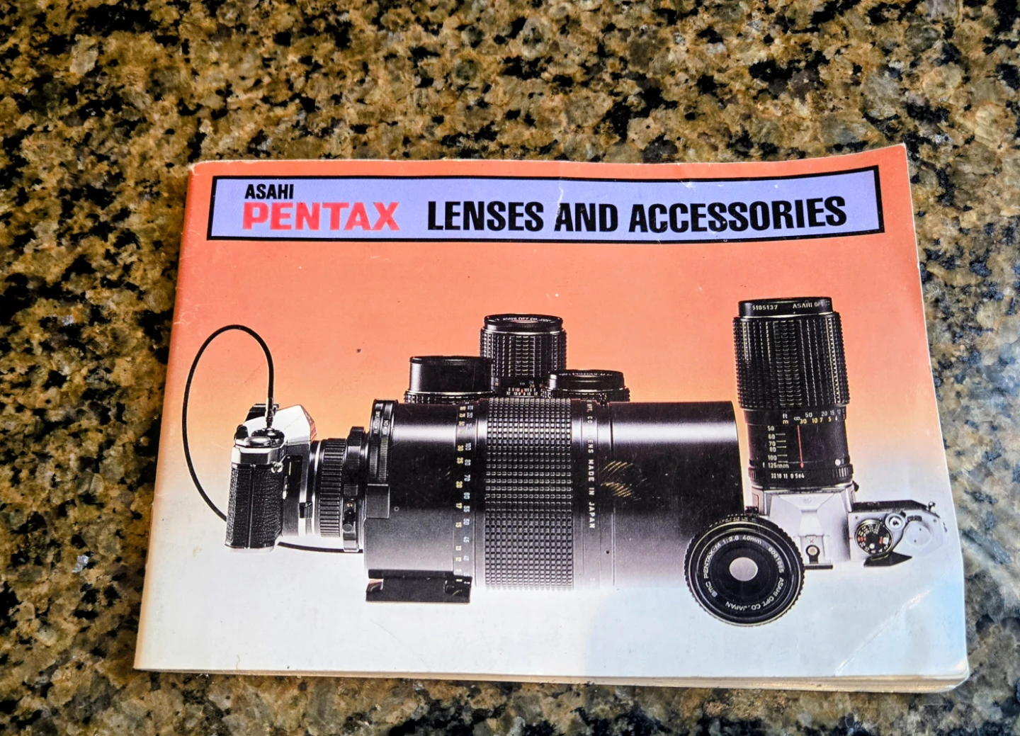 Asahi Pentax K1000 Camera with Soligor Zoom-Macro Lens