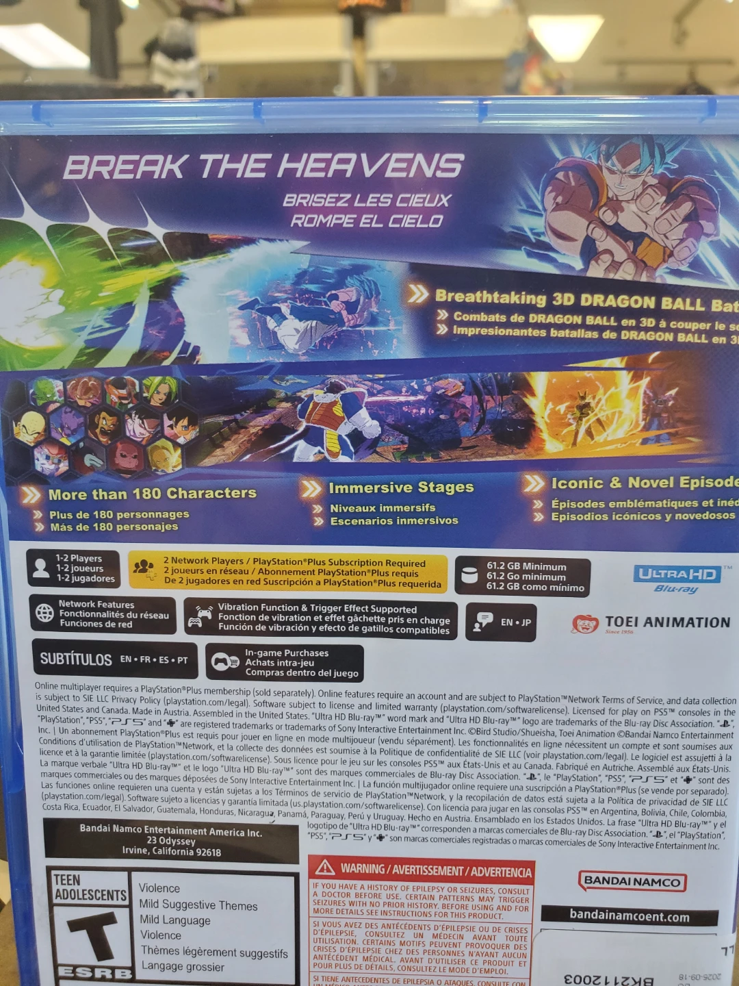 Dragon Ball: Sparking! Zero PS5 Video Game - photo 2