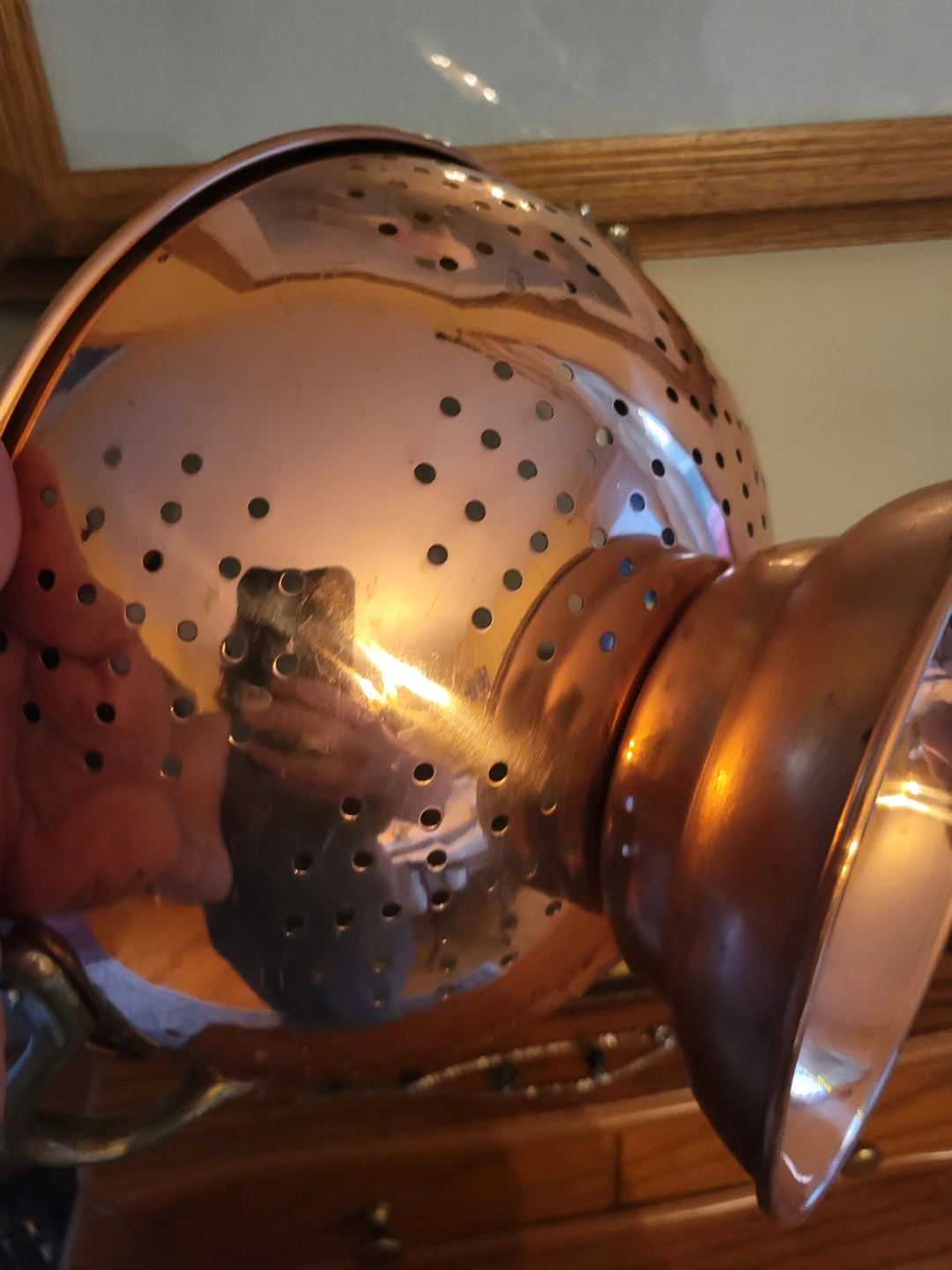 Copper Colander Strainer - photo 4