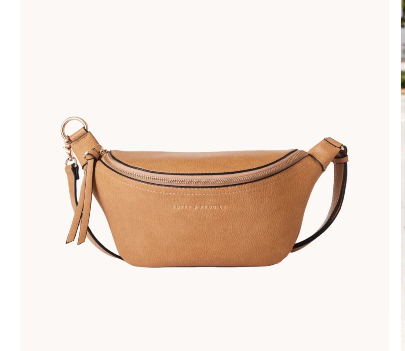 Poppy and peonies side kick in camel - photo 2