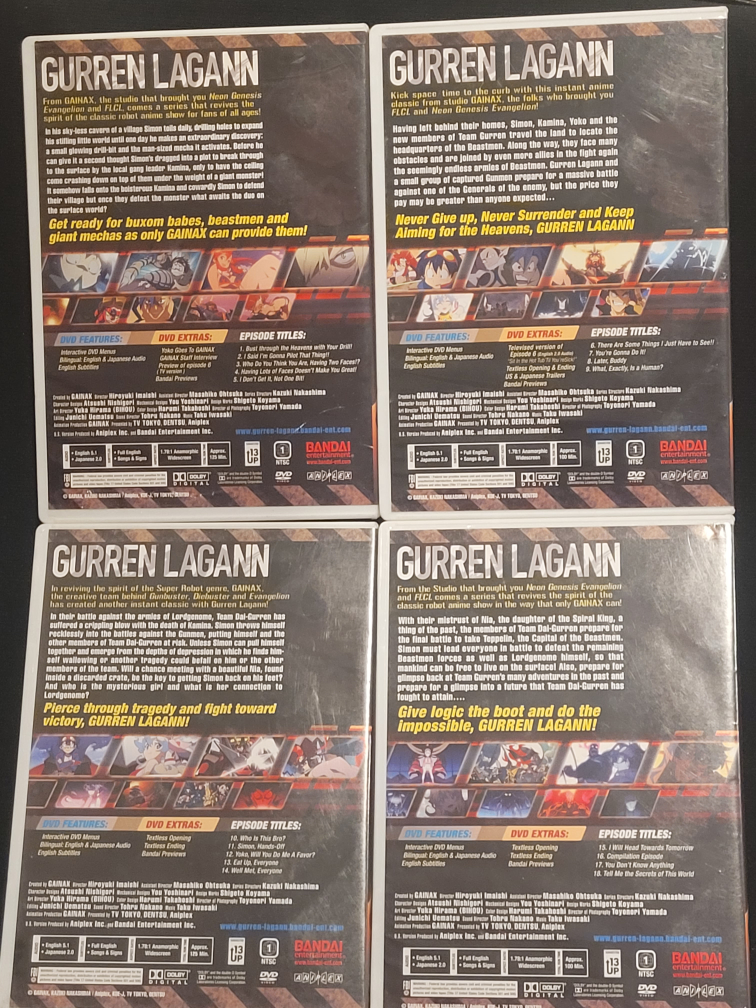 Gurren Lagann 4 dvd set - photo 2