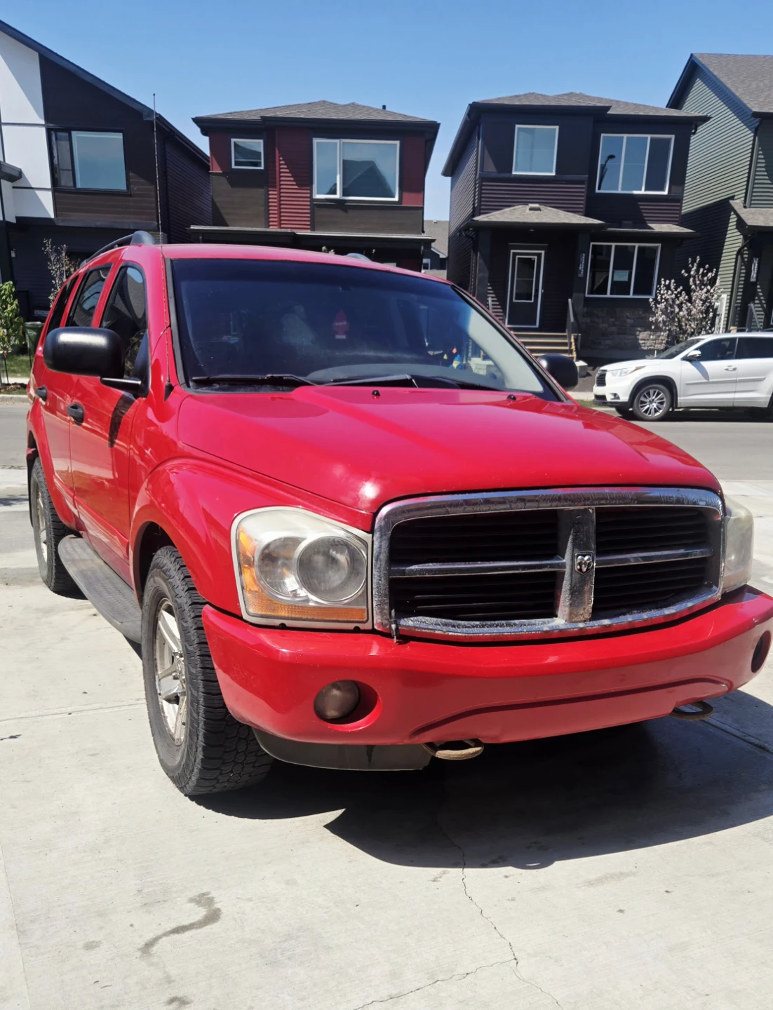 2005 Red Dodge-Ram Durango SUV 4.7 V8 4×4 lock