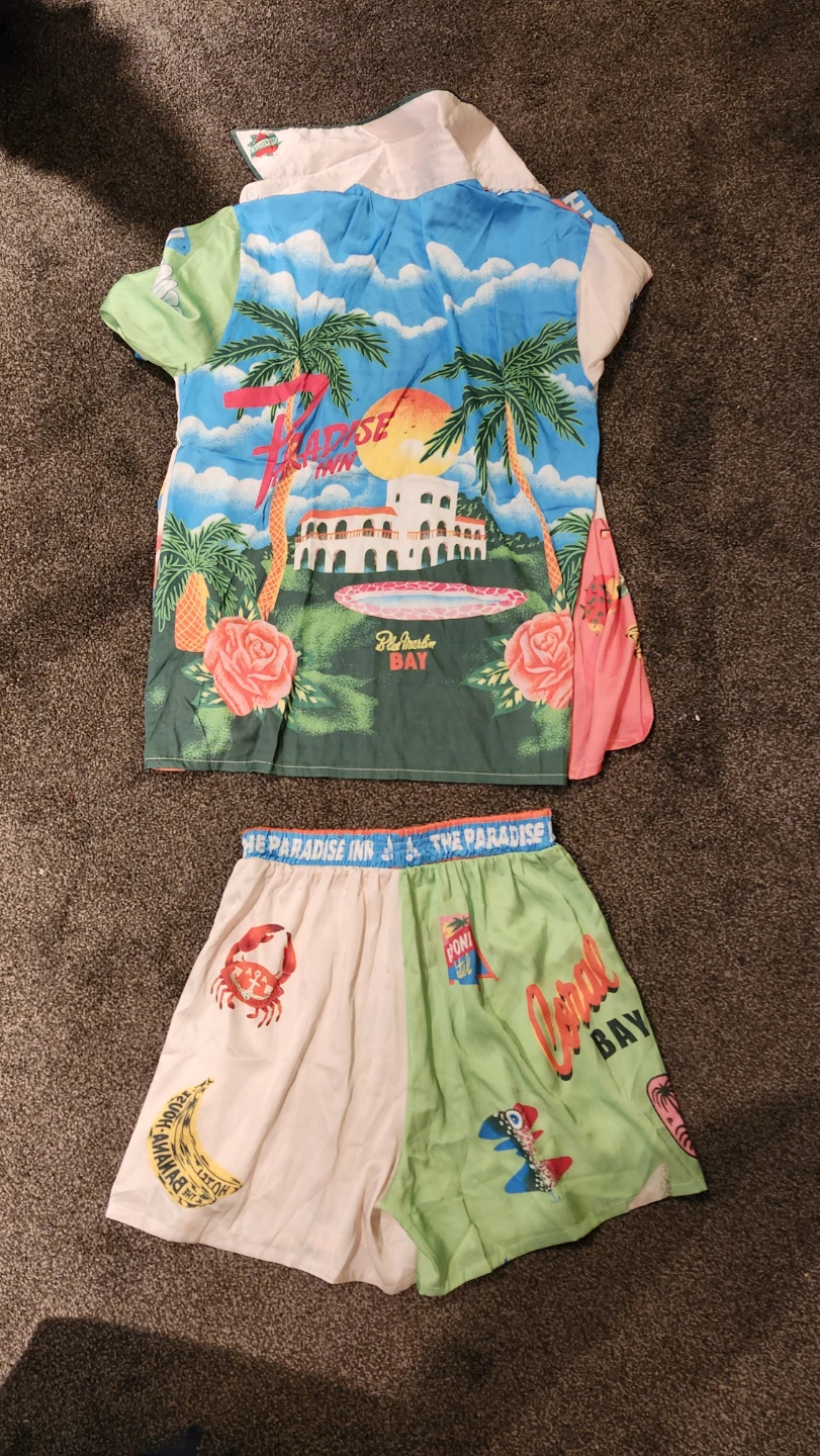 The Paradise Inn Tropical Shirt and Shorts Set - photo 2
