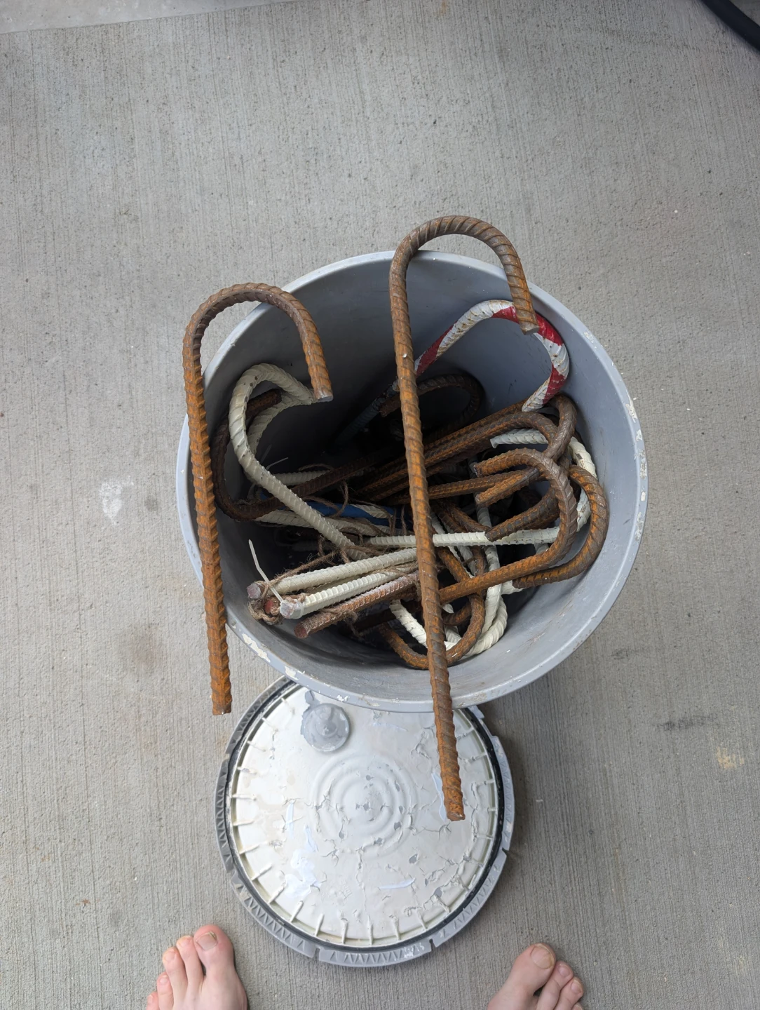 Rebar candy canes