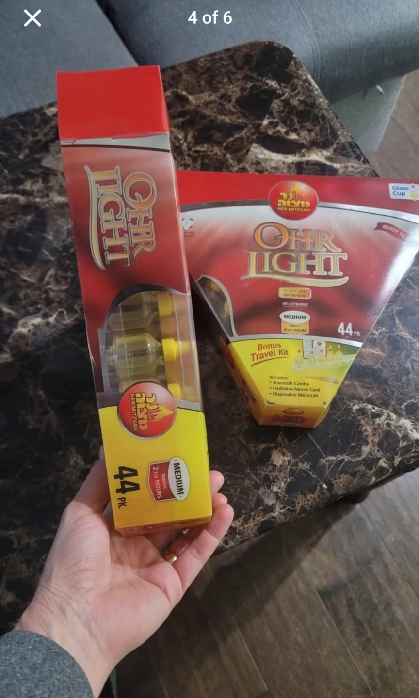 Lights-100% Olive Oil with Cotton Wick in Glass Cup-Medium ... - photo 5