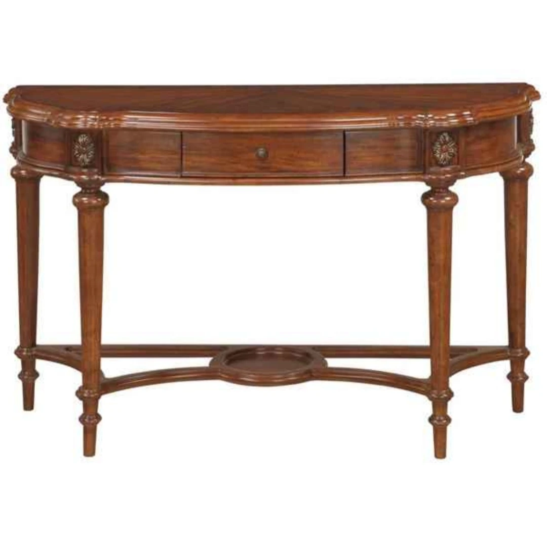 Brand New in Box Home Elegance Half-Moon Hallway Table - photo 4