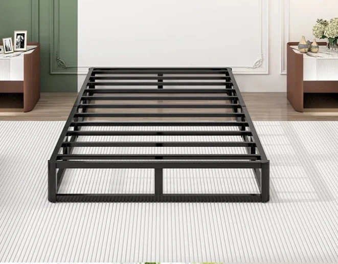 Twin Black Metal Bed Frame -