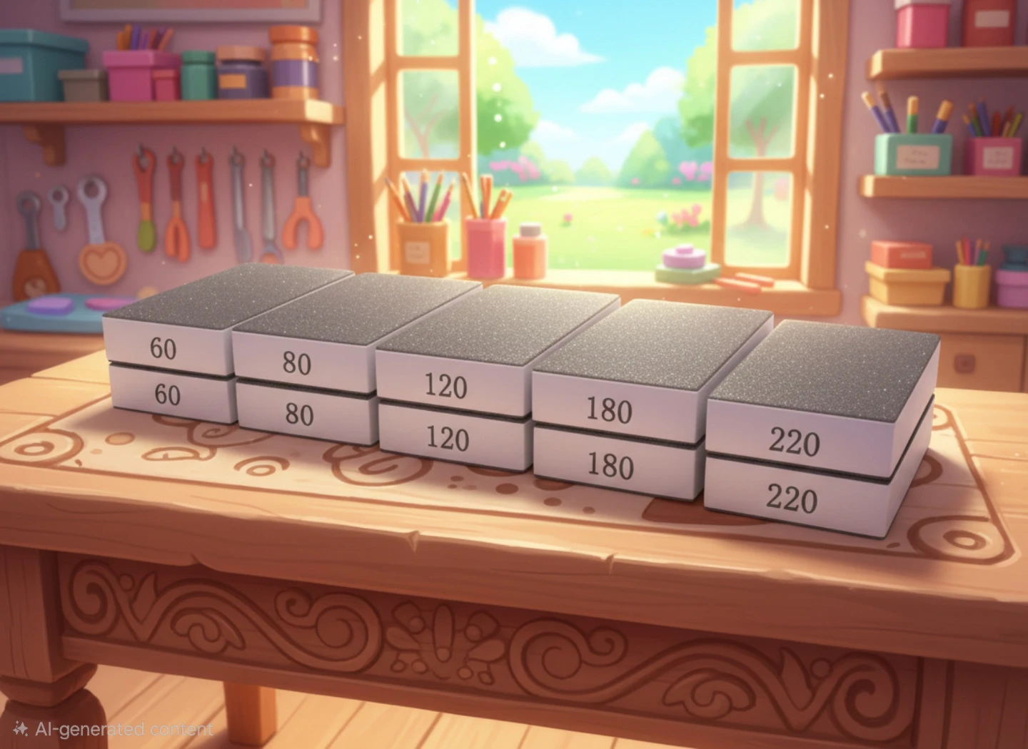 Set of 10  Sanding Blocks - photo 4