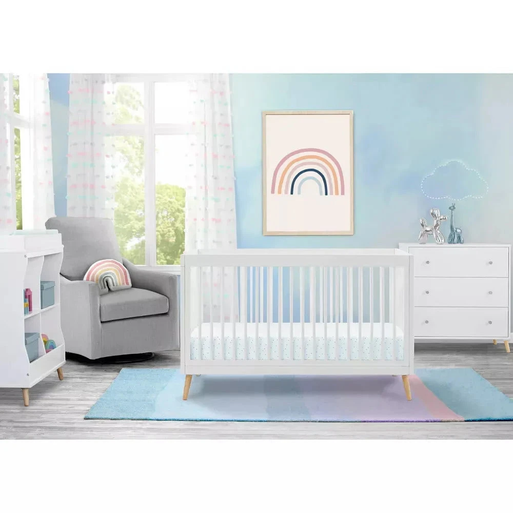Morning Sale Baby Crib with Organic Cotton  Mattress