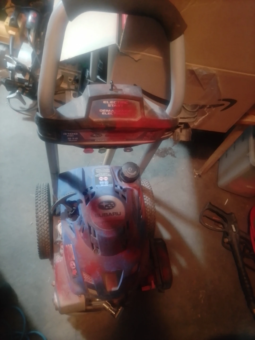 Pressure Washer with Subaru Engine