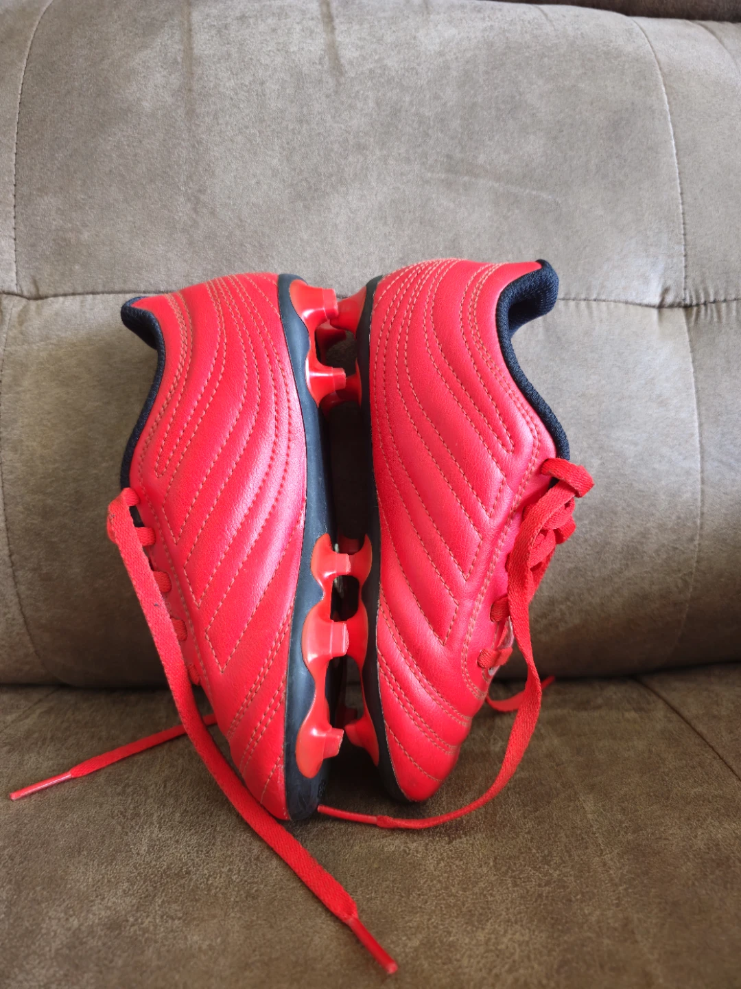 Adidas Red Soccer kids Cleats Size 11.5 US - photo 2
