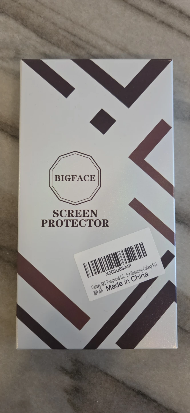 BIGFACE Screen Protector for Samsung Galaxy S21