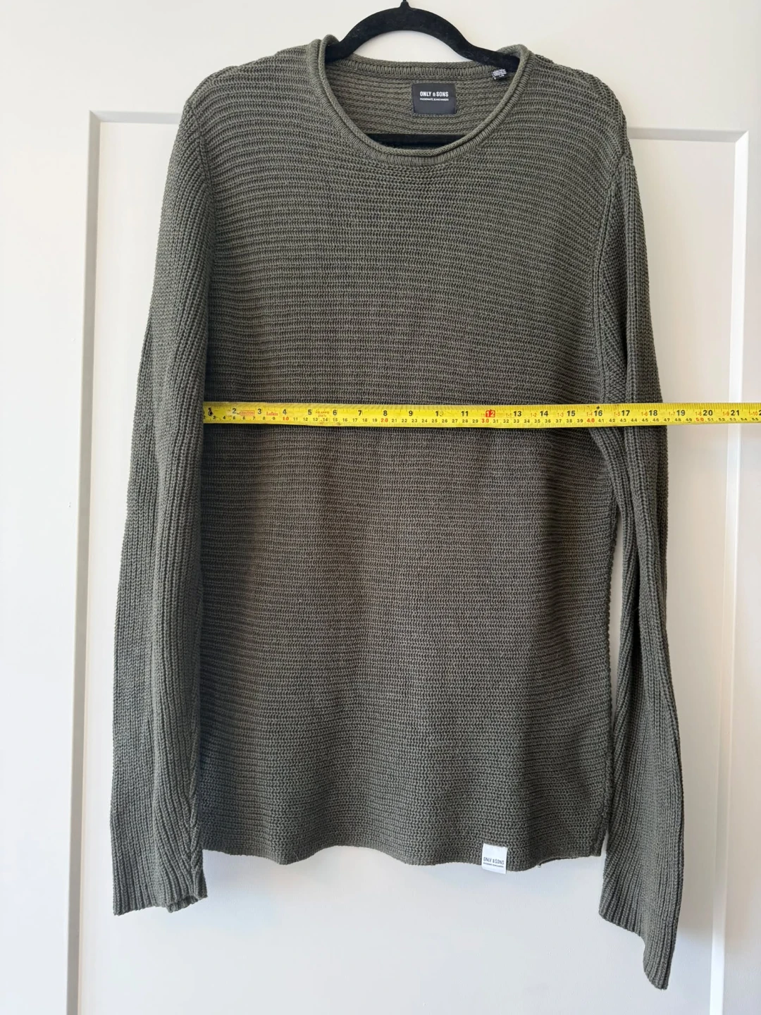 ONLY & SONS Green Knit Sweater Size L