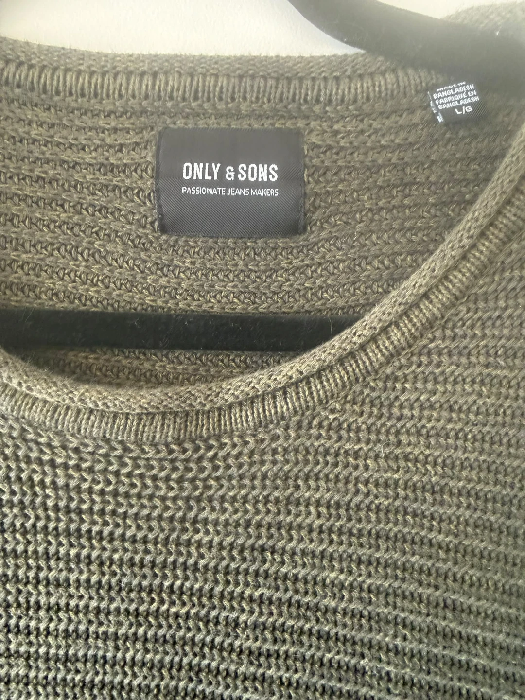 ONLY & SONS Green Knit Sweater Size L - photo 2