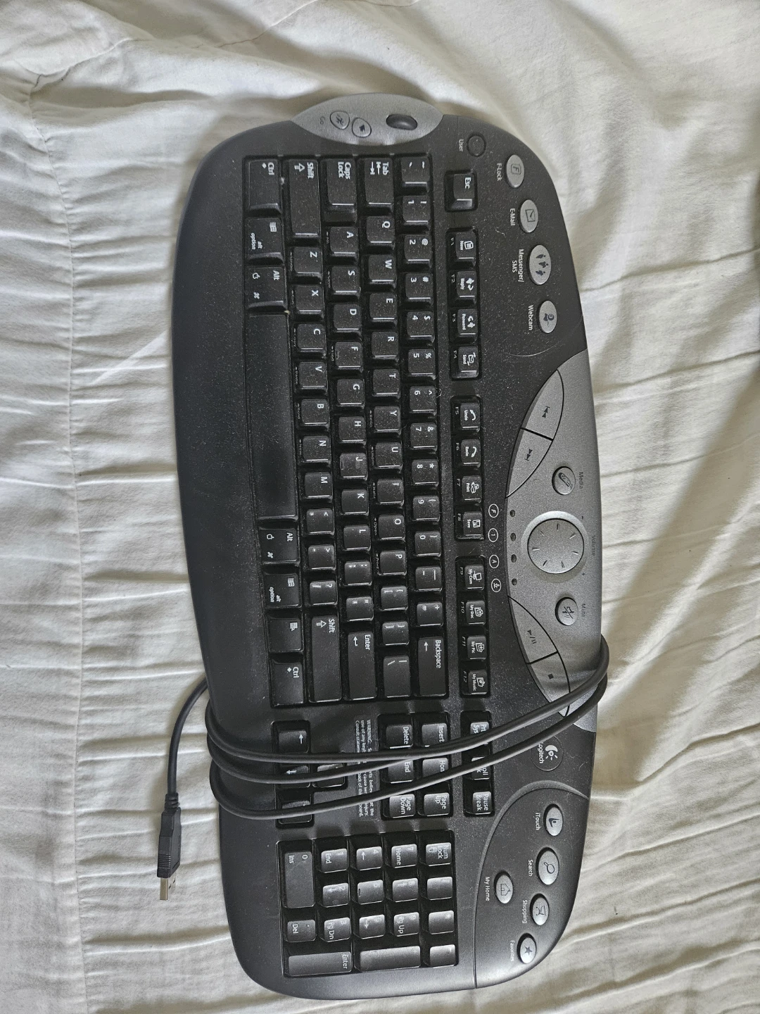 Logitech Corded Keyboard