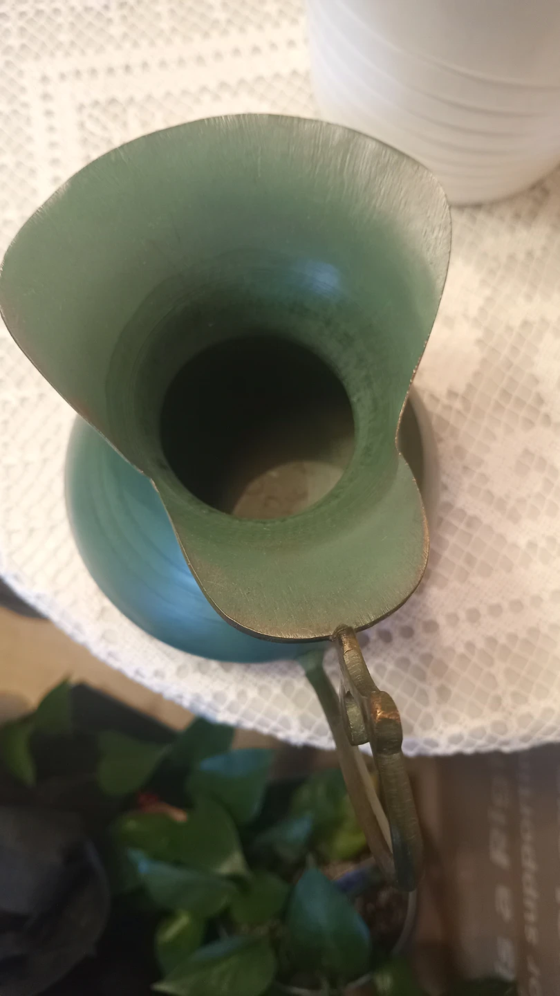 Vintage 4" brass pitcher - photo 4