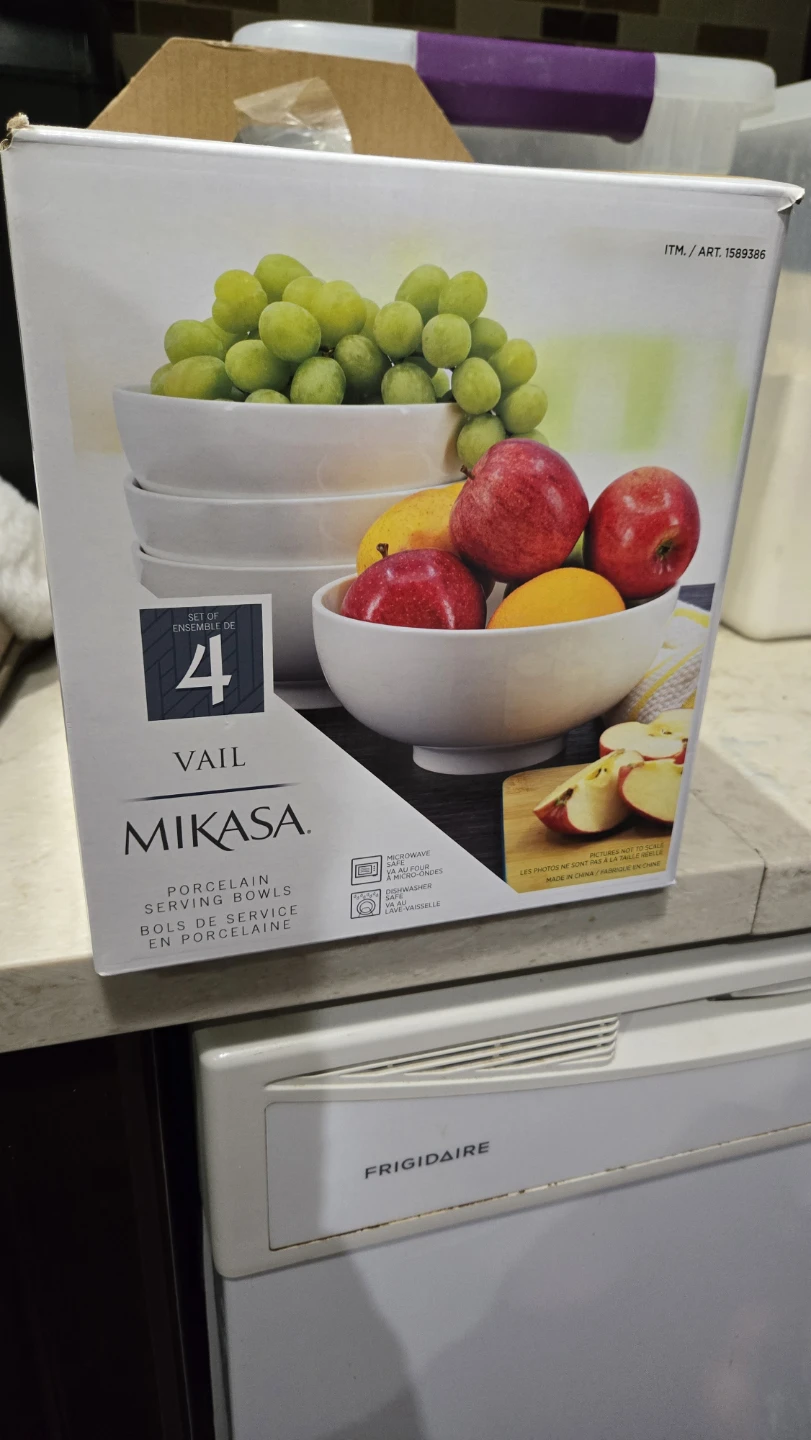 Mikasa Vail Porcelain Serving Bowls - Set of 4