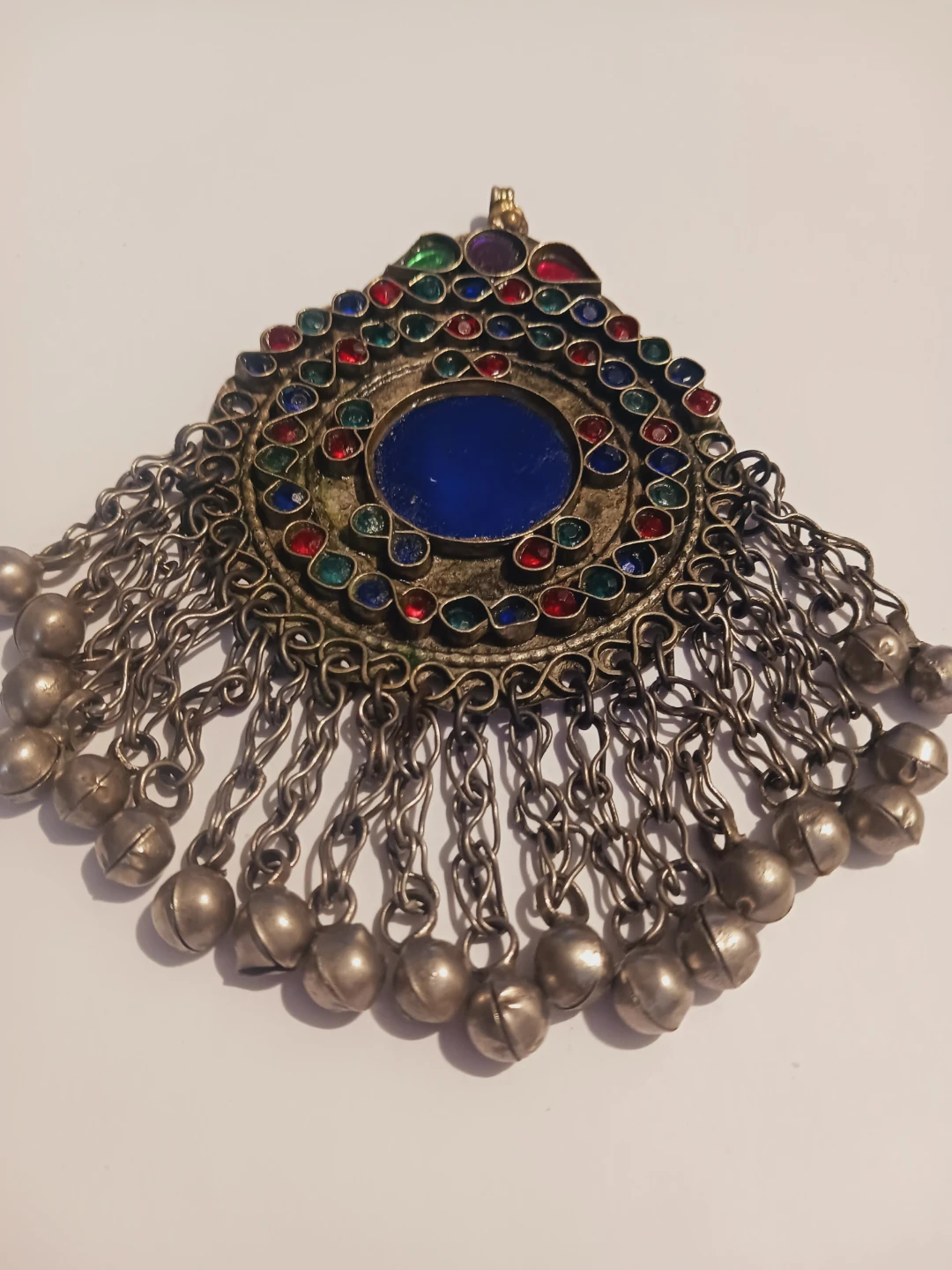 Large Afghan Ethnic Tribal Kuchi Pendant  5"×5" - photo 2