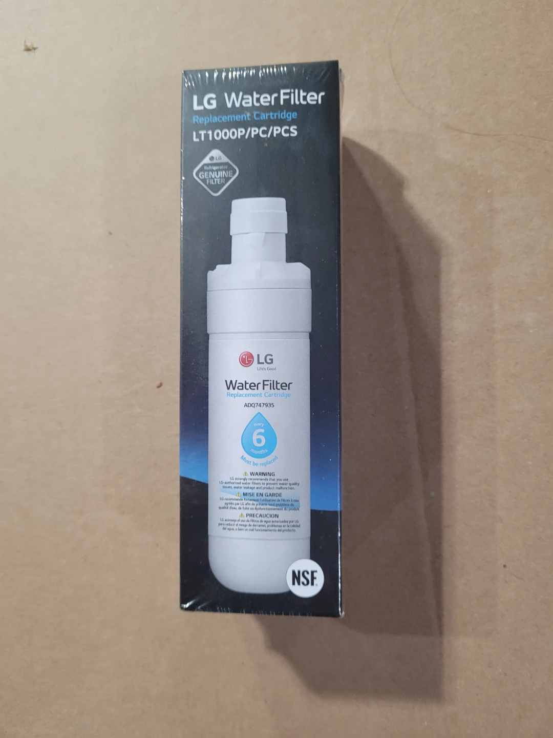 LG water filter replacement LT1000P/PC/PCS