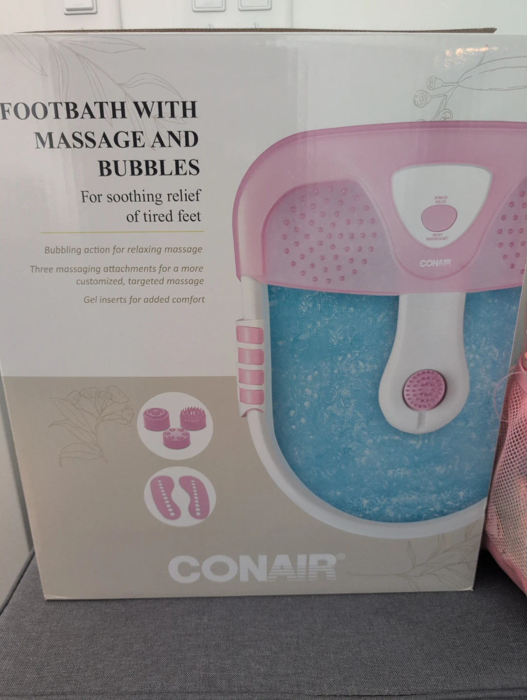 Conair Footbath with Massage and Bubbles