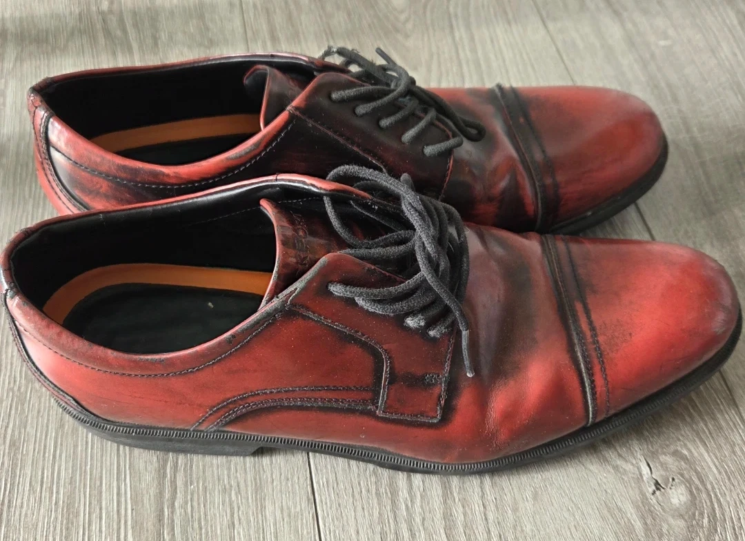 Rockport Men's Red Leather Dress Shoes - photo 2