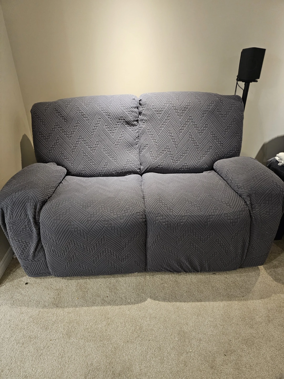 Recliner sofa set ( 3 seater + 2 seater) with covers