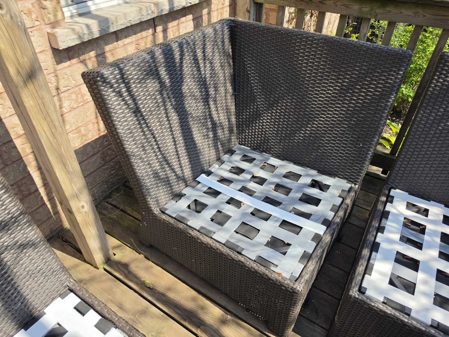 Wicker patio sectional sofa - photo 3