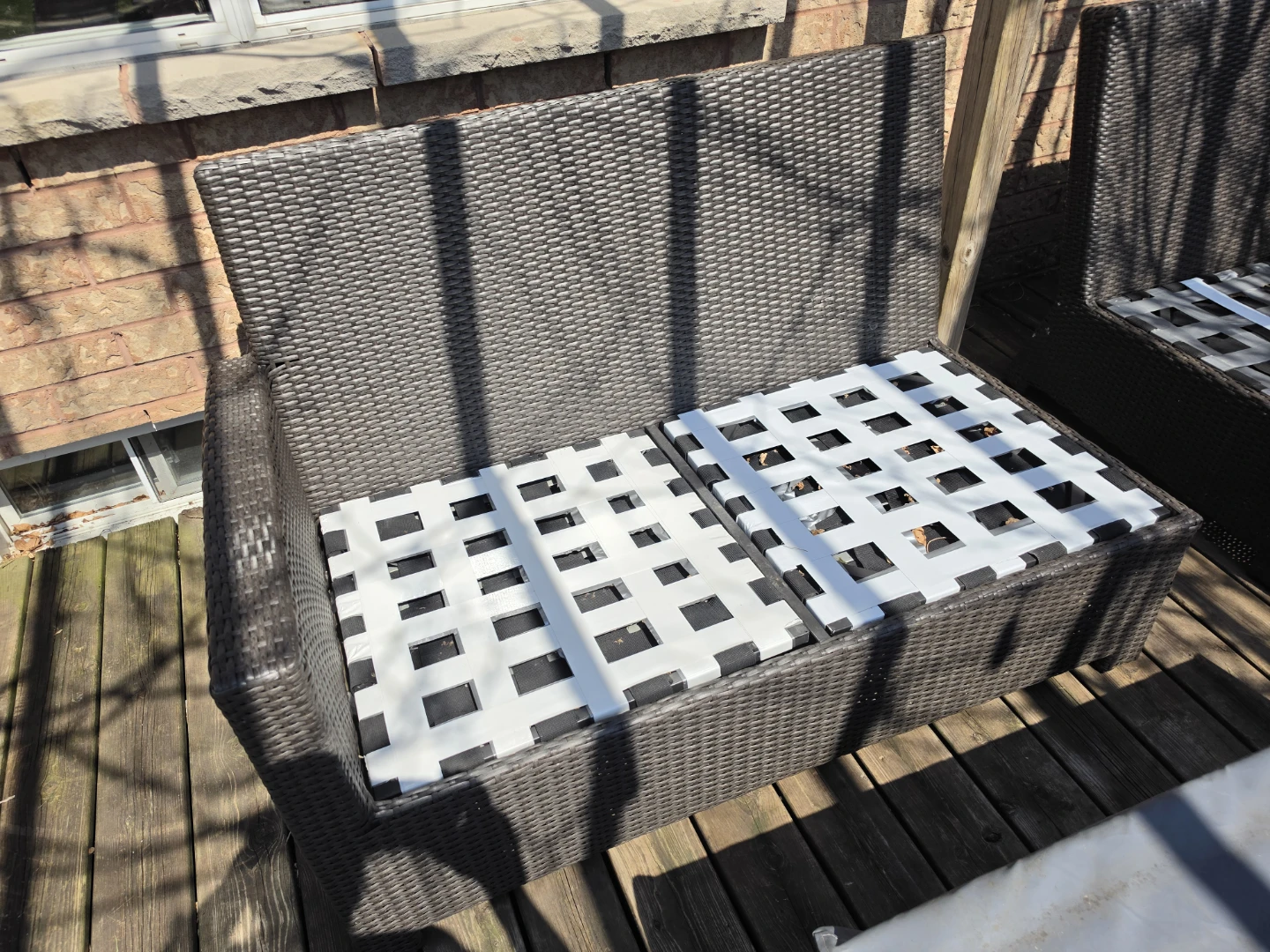 Wicker patio sectional sofa - photo 4