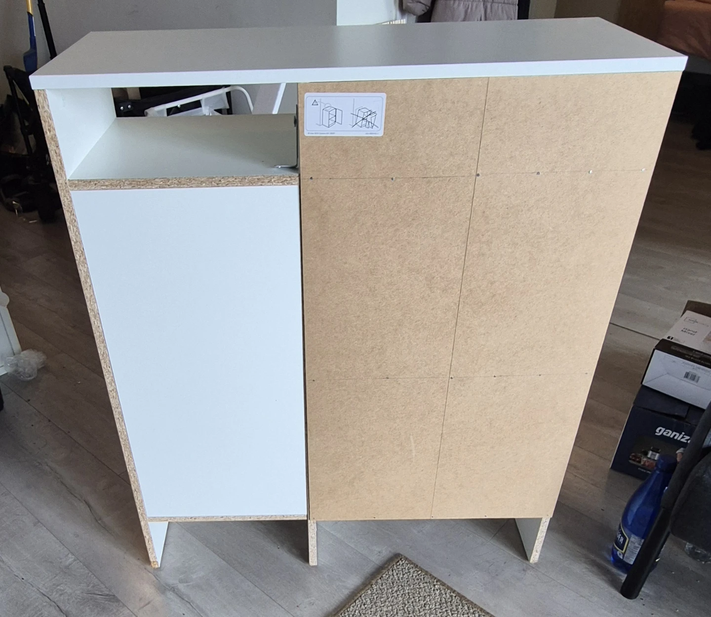 IKEA BAGGEBO Sideboard cupboard White 78x92 cm - photo 2