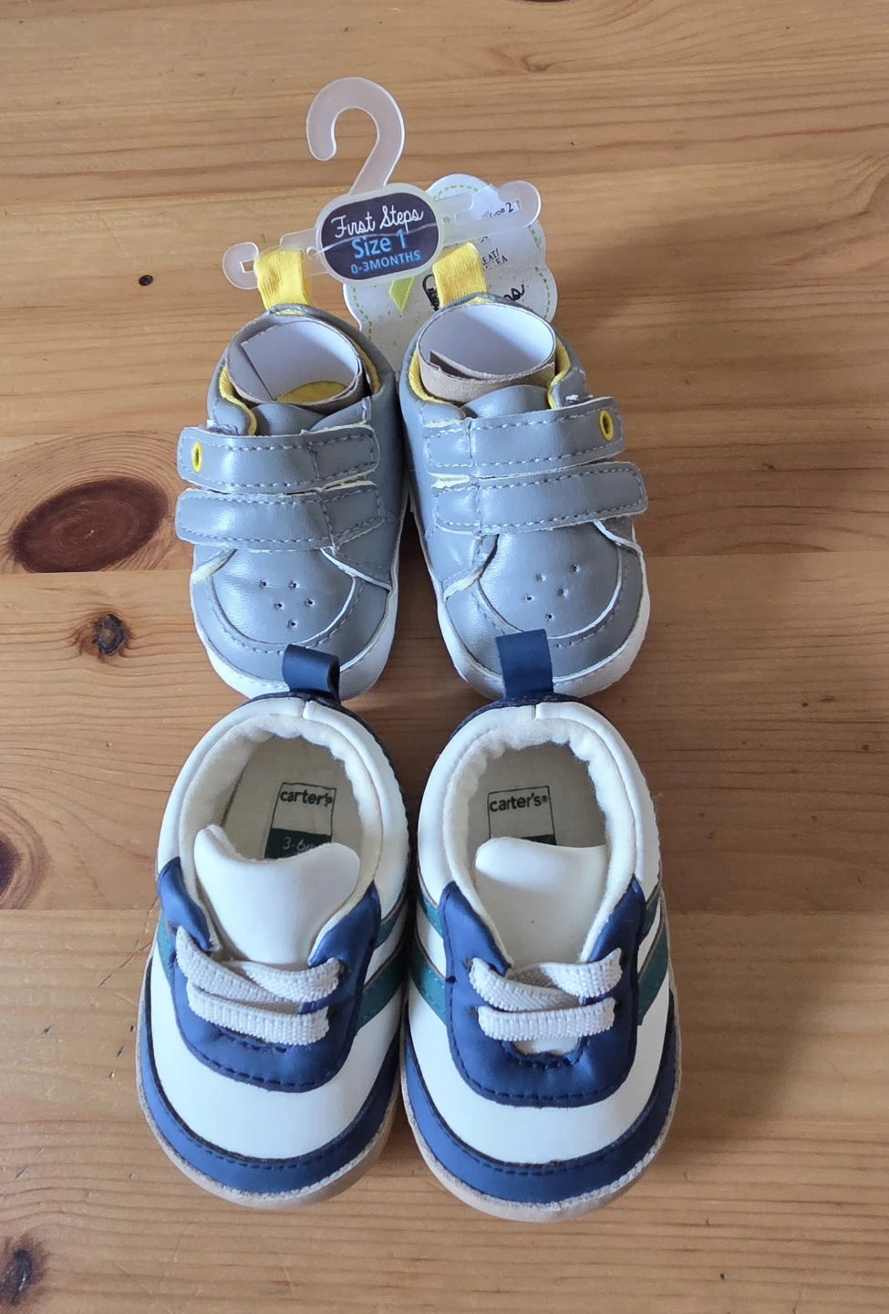 Carter's Baby Shoes Size 1 & 3-6 Months