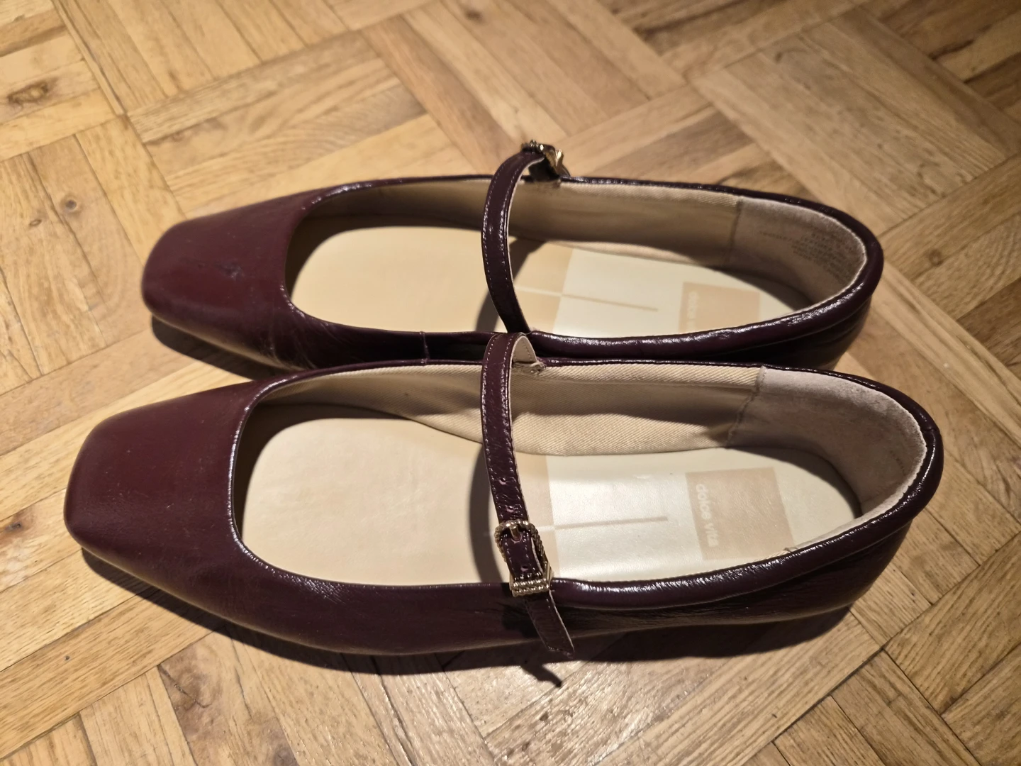 Dolce Vita Burgundy Mary Jane Flats