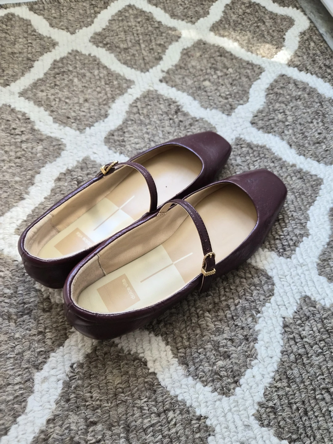 Dolce Vita Burgundy Mary Jane Flats - photo 4