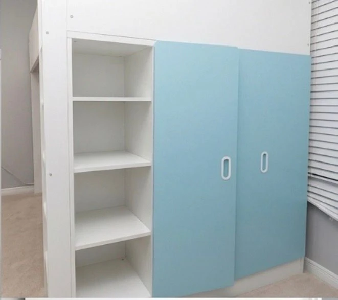 White Loft Bed with Desk and Storage IKEA - photo 2