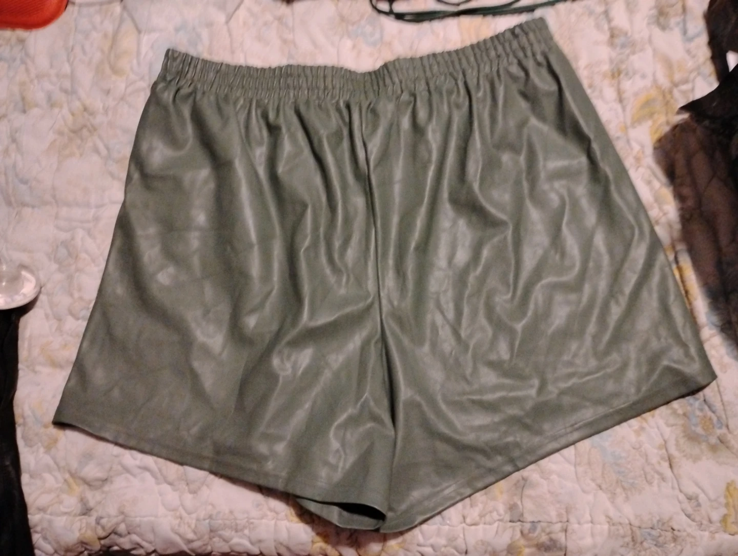 Fabletics Vegan Leather Shorts 2X