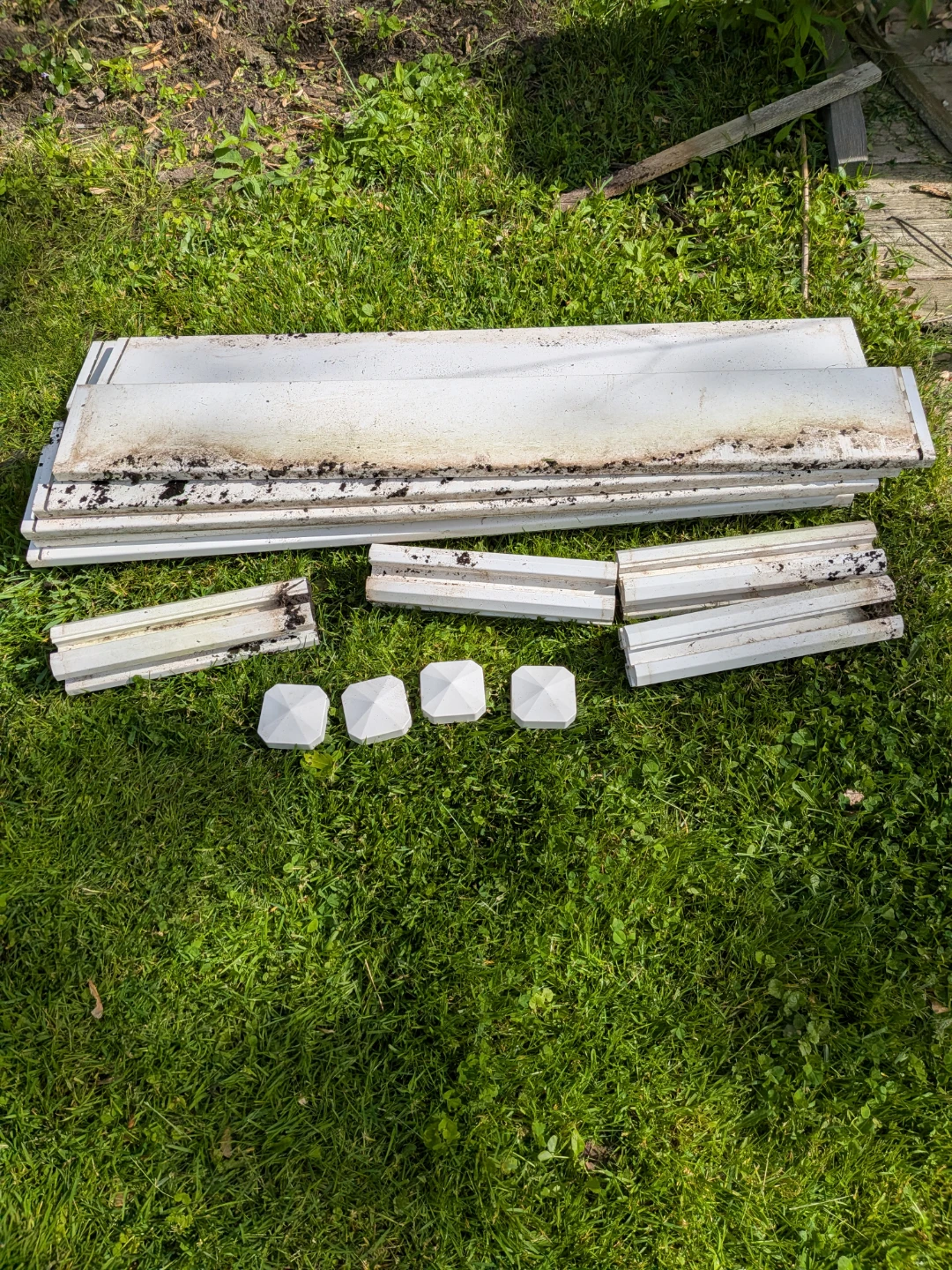 White Raised Garden Bed Kit CASH ONLY AS IS - photo 2
