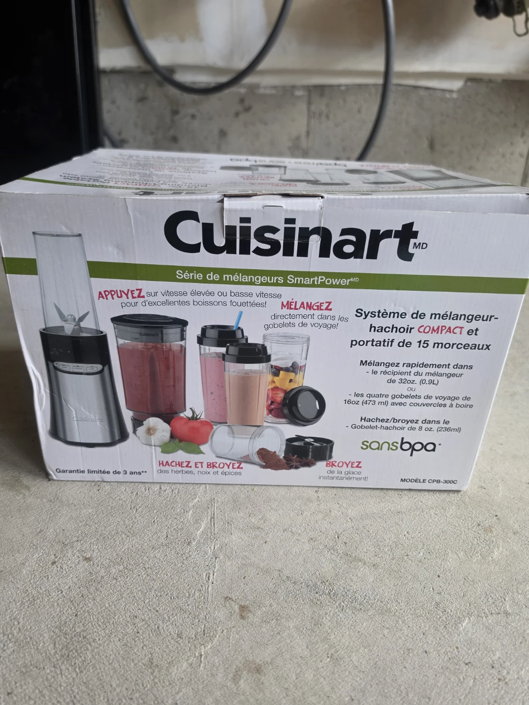 Cuisinart SmartPower 15 pc  Compact Blending/chopping system