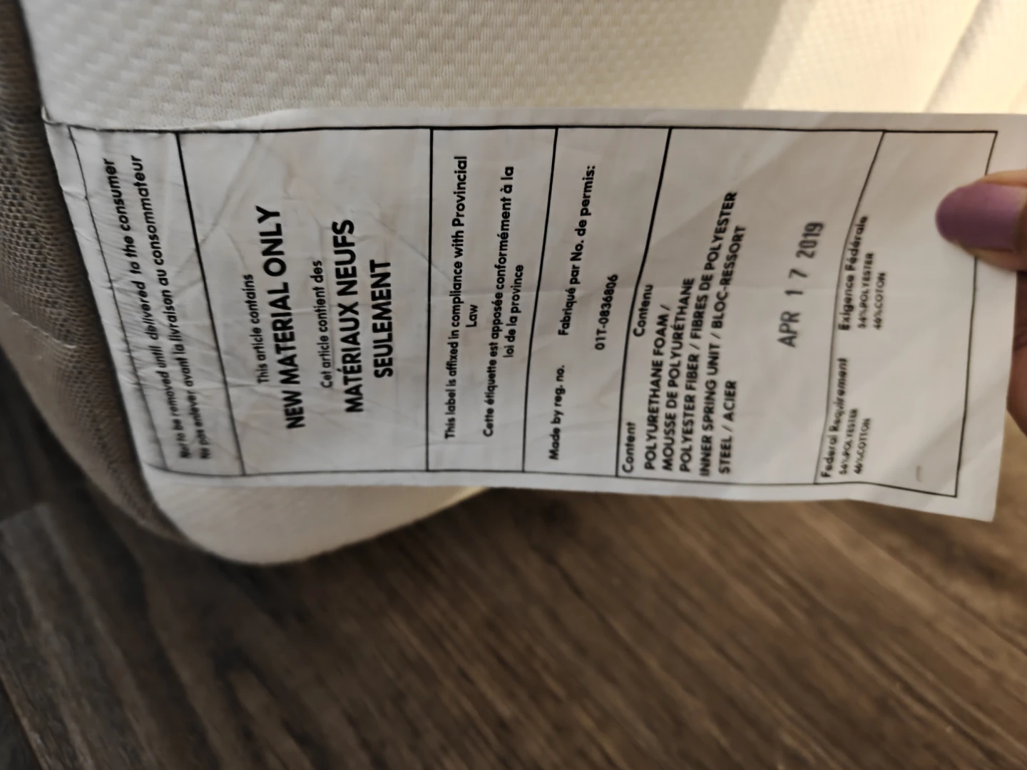 IKEA HAUGESUND Mattress queen size free pick up - photo 3
