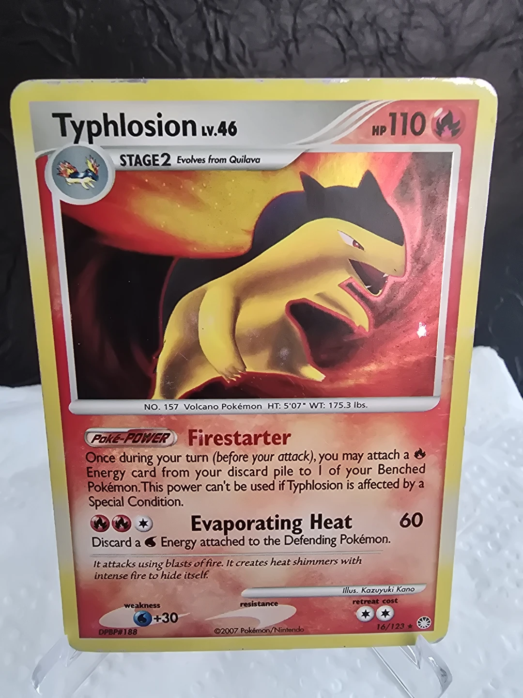 Pokemon Typhlosion DP Mysterious Treasure
