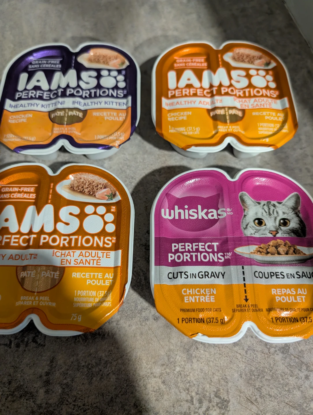 Iams & Whiskas Perfect Portions Cat Food - 4 Pack - photo 2