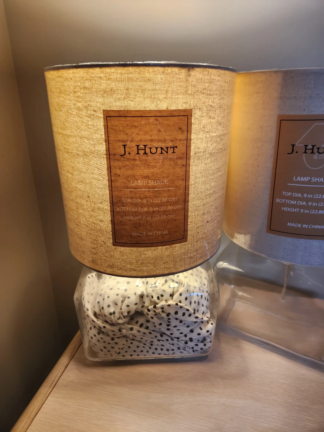 New fillable base glass lamp $45 each or $80 for the set of 2. - photo 2