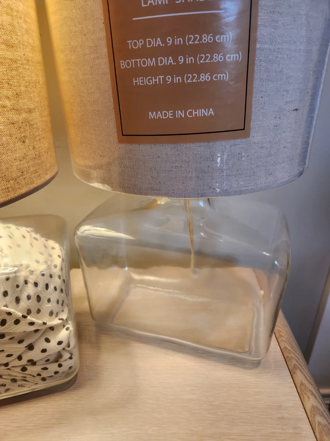 New fillable base glass lamp $45 each or $80 for the set of 2. - photo 5
