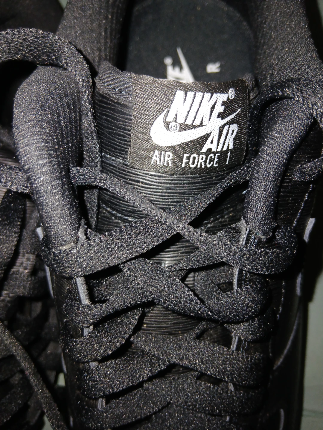 Nike Air Force 1 Black Sneakers - photo 3