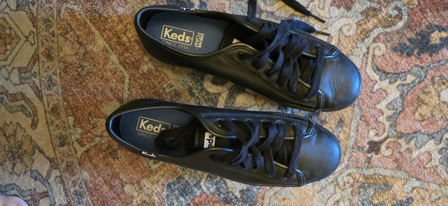 Keds Black Double Decker Sneakers - Womens Size 7
