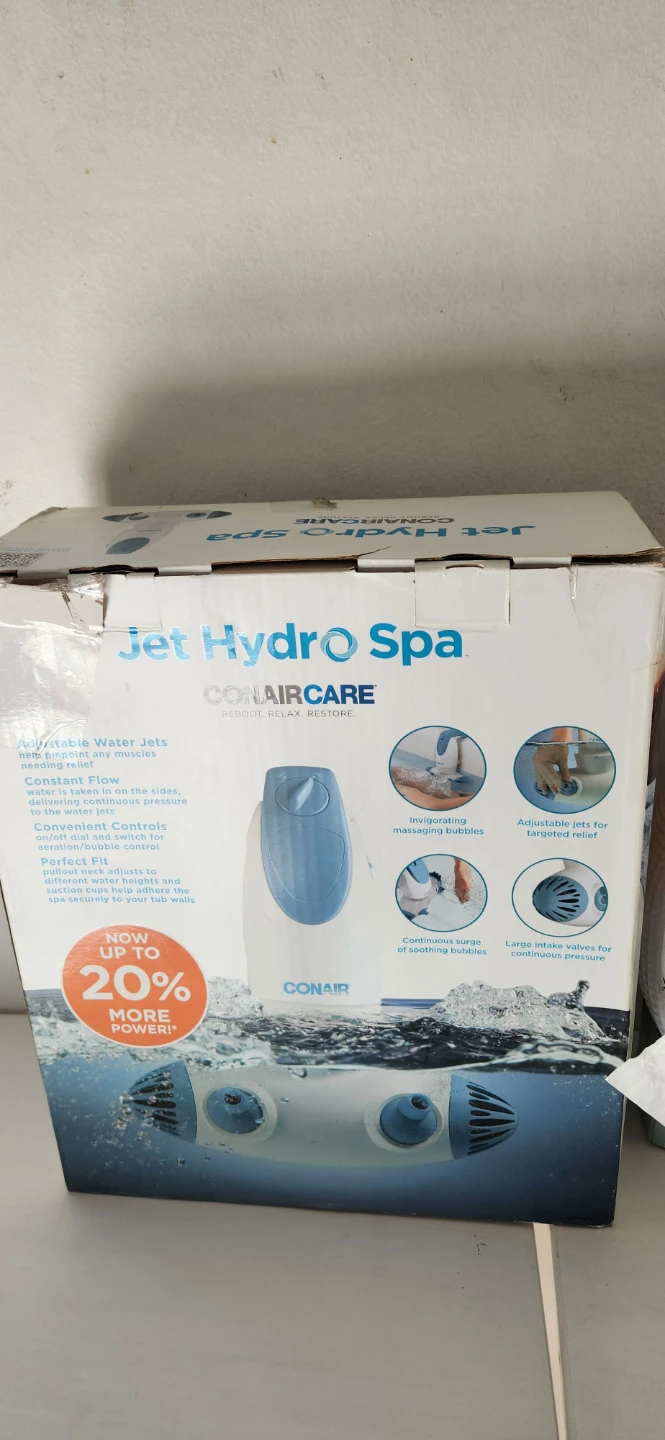Conair Jet Hydro Spa Bath Massager & Haven Spa Pillow - photo 3