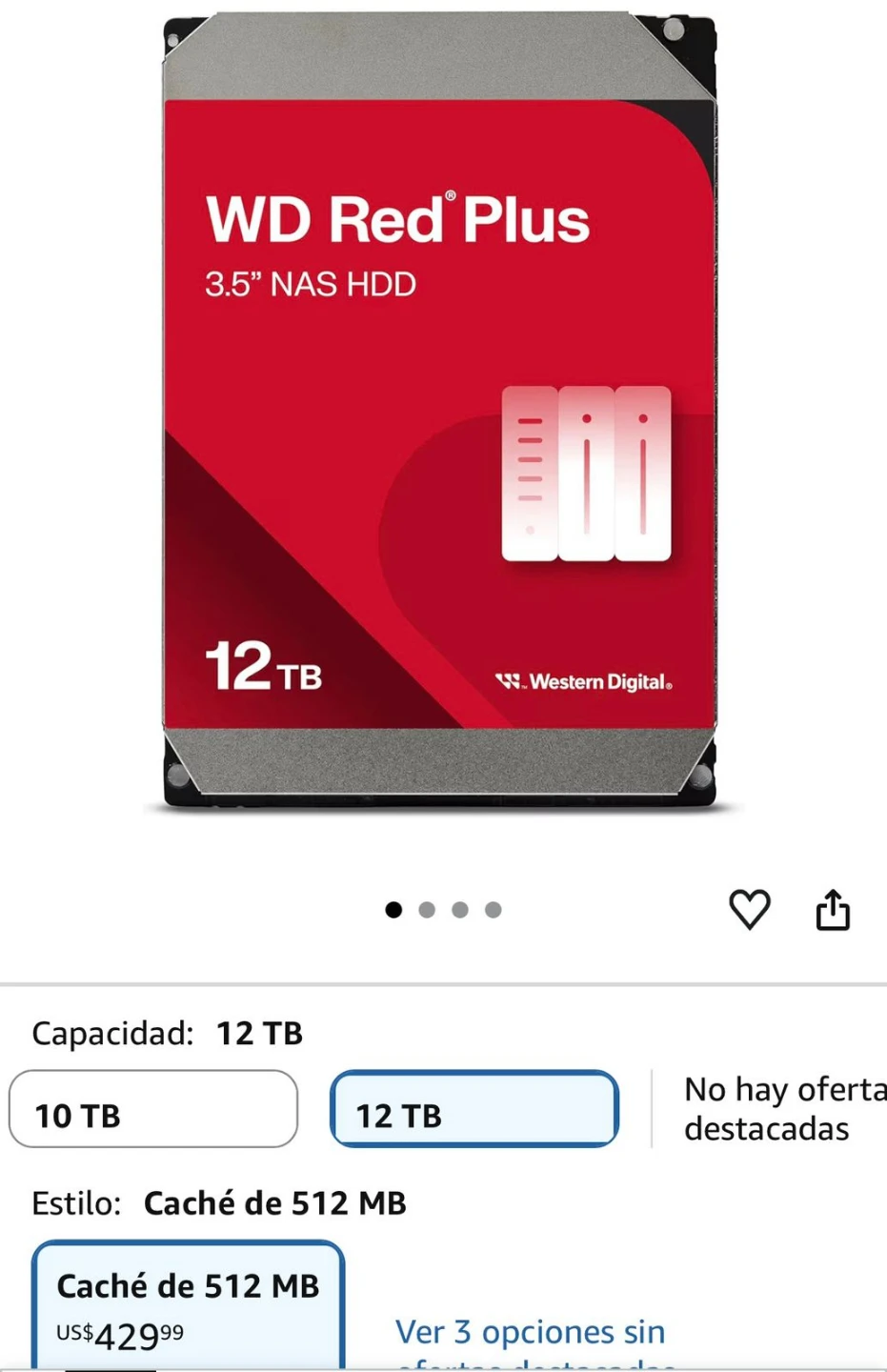WD Red Plus 12TB 3.5" NAS HDD